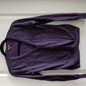 Purple Cardigan in Medium
